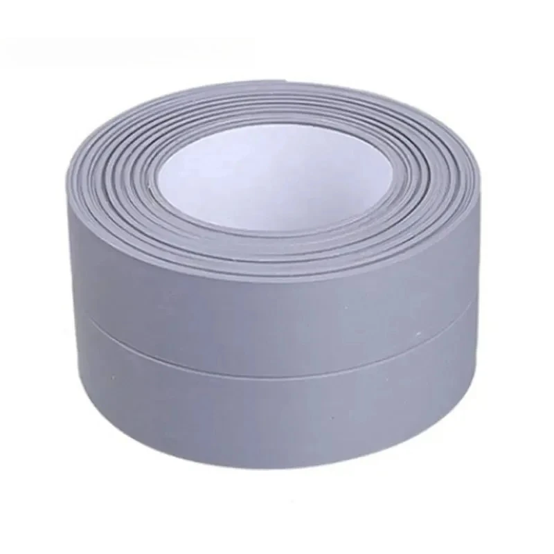 3,2 m wasserdichtes PVC-Dichtungsband für Waschbecken, Dusche, Badewanne und Toilette – selbstklebender Wandaufkleber
