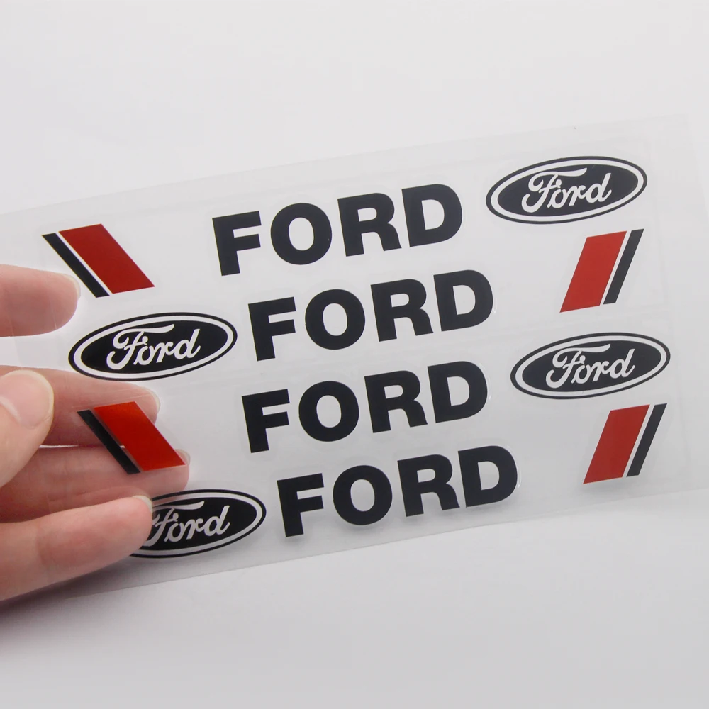 For Ford Focus Mk2 Mk3 4Pcs PVC Door Handle Anti-Scratch Sticker Escape Mustang Exterior Tuning Accessories Fiesta Mk7 Mondeo view 3