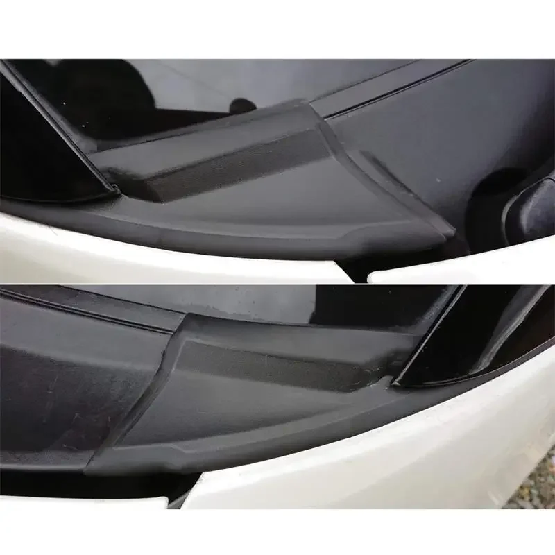 Pair Left Right Side Auto Front Fender to Cowl Side Seal Trim Cover Black Fits For 2006-2015 Toyota Previa Estima Tarago