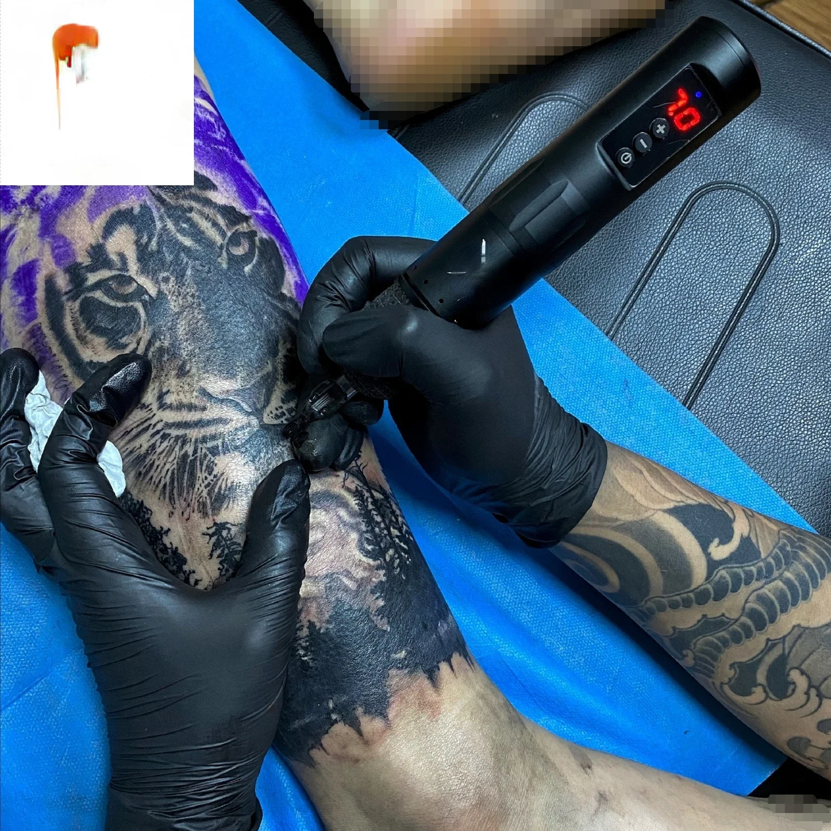 Wireless Tattoo Pen Tattoo Motor Short Pen Wireless Power Tattoo Pen  Machine Cutting Line