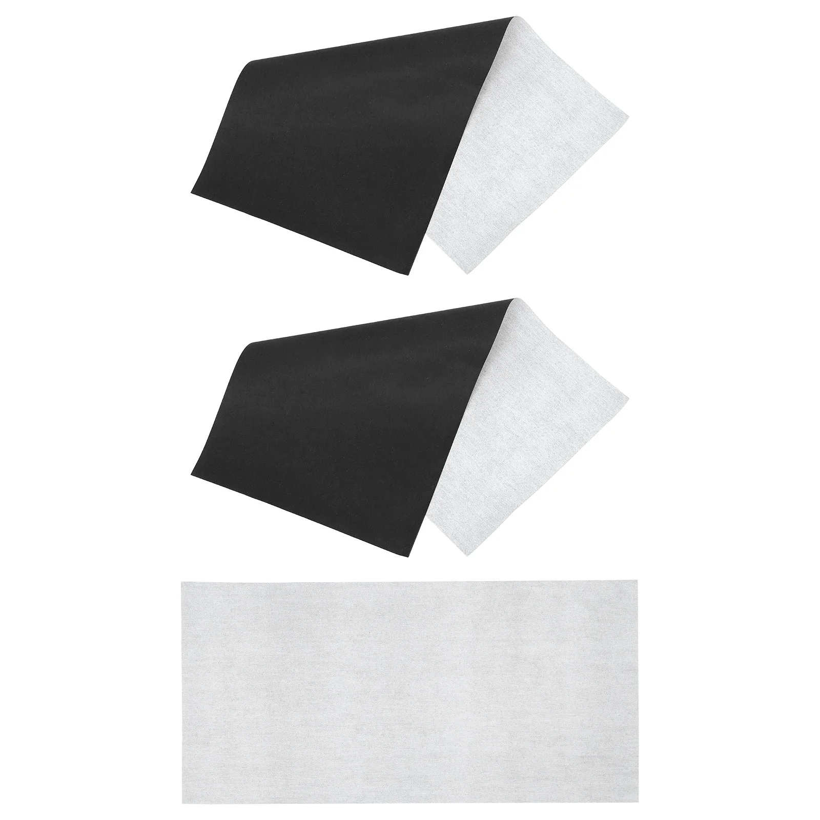 3pcs Blank Water Writing Cloth Reusable Imitation Rice Paper Calligraphy Practice Sheets Smooth Writing Portable