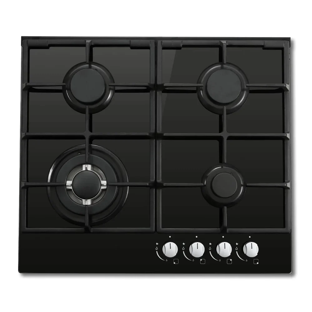 

Встроенная газовая плита с 4-мя конфорками, столешница, оптовая продажа, газовая плита из закаленного стекла для дома