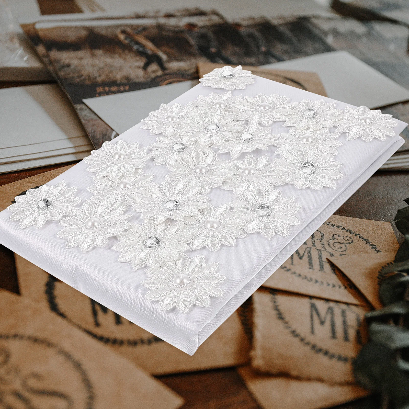 

Wedding Guestbook Elegant Sign-in Book for Wedding Reception Party Guest Signature and Attendance Book Guest Sign in