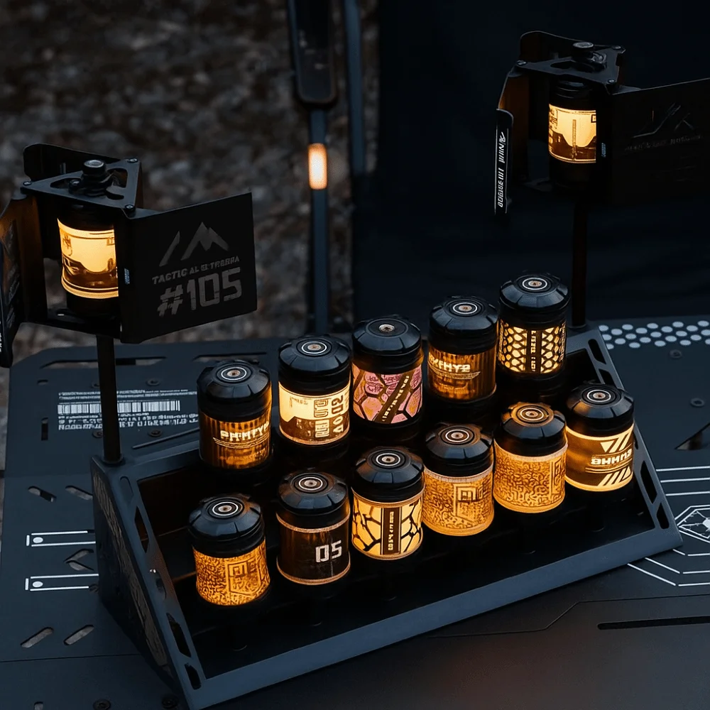 Portable Rechargeable Camping Light Magnetic Dimmable LED CampLight Waterproof Multi-functional Outdoor Light Outdoor Camping