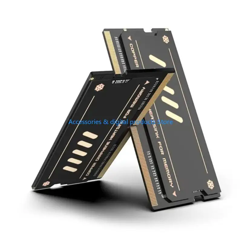77JD Copper  Heat Sink Pad Notebook Memory Card Cooler Hard Disk Radiator Heatsink Thermal Pads SSD Cooling Pad