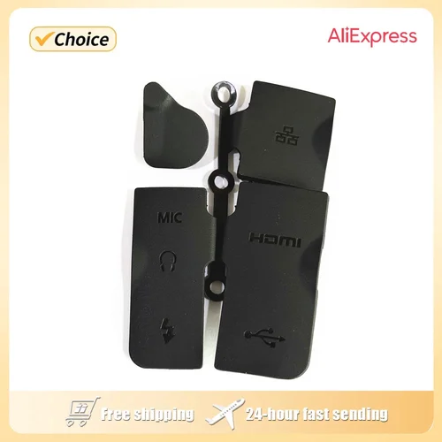 Imagen 1 del producto Nuevo para Canon EOS 1DX 1DX2 1DXII 1DX Mark ii cubierta USB micrófono HDMI tapa de goma funda piezas de cámara