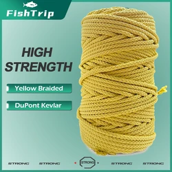 FishTrip 50lbs~5000lbs Braided Kevlar Line Kevlar Fishing Line Thread Spool High Strength Kite String Outdoor Universal Rope