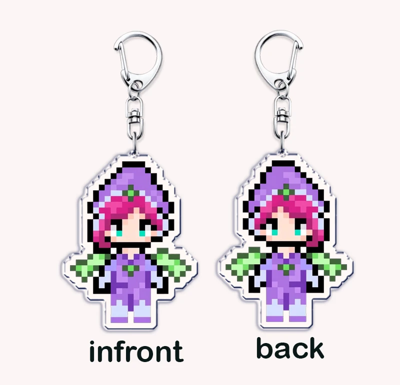 لطيف الكرتون بكسل الجنية سلاسل المفاتيح ل اكسسوارات حقيبة ستيلا موسى Tecna السحرية فتاة Keyrings مجوهرات الجنيات السحرية المشجعين الهدايا