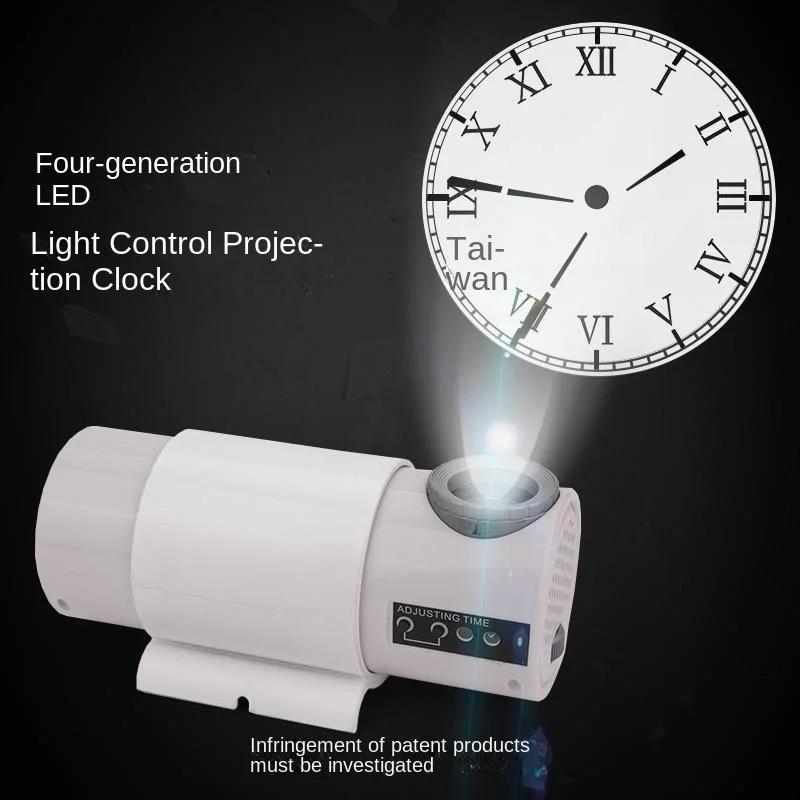 

Projection Clock European-Style Roman Mute Projection Clock Living Room Wall Clock Digital Wall Projectio