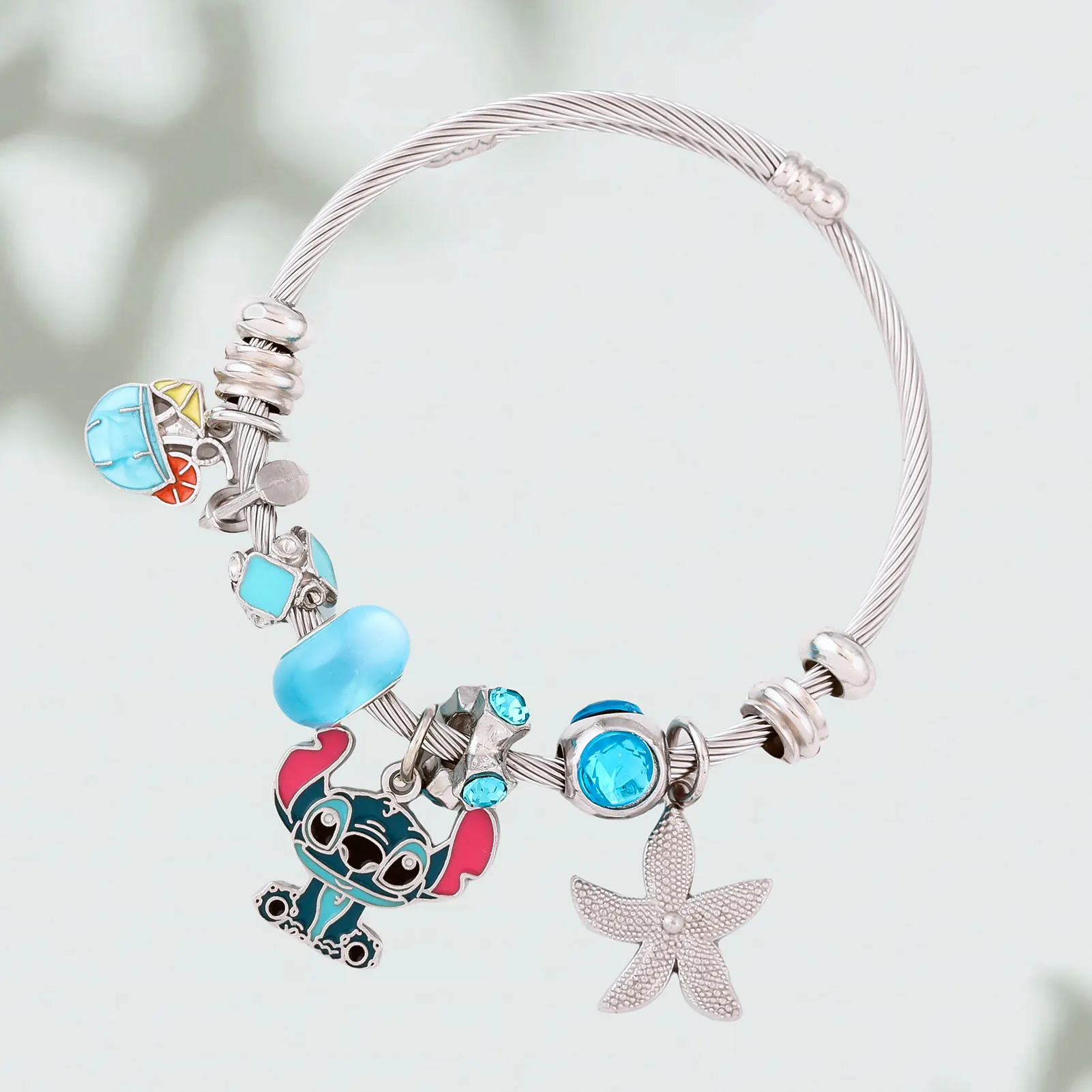 أساور ديزني ليلو وستيتش الملاك الساحرة للزوجين، إكسسوارات جميلة لمحبي هدايا عيد الميلاد وعيد الميلاد #3