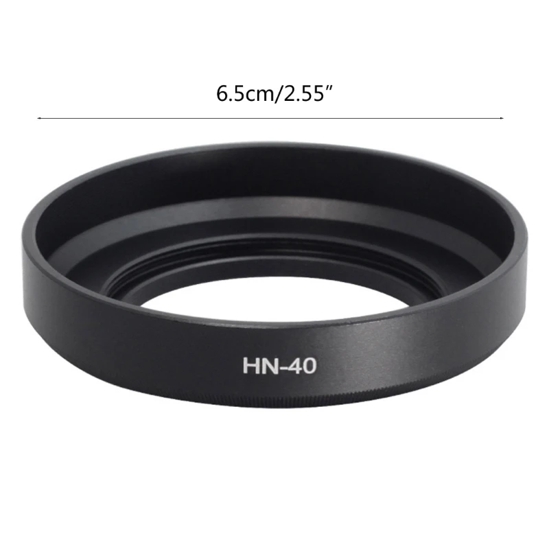 HN-40 Kamera Len Hood Naungan untuk Z-DX 16-50Mm F3.5-6.3VR Len Hood Menghindari Gangguan Sekitarnya Lensa Pelindung Naungan