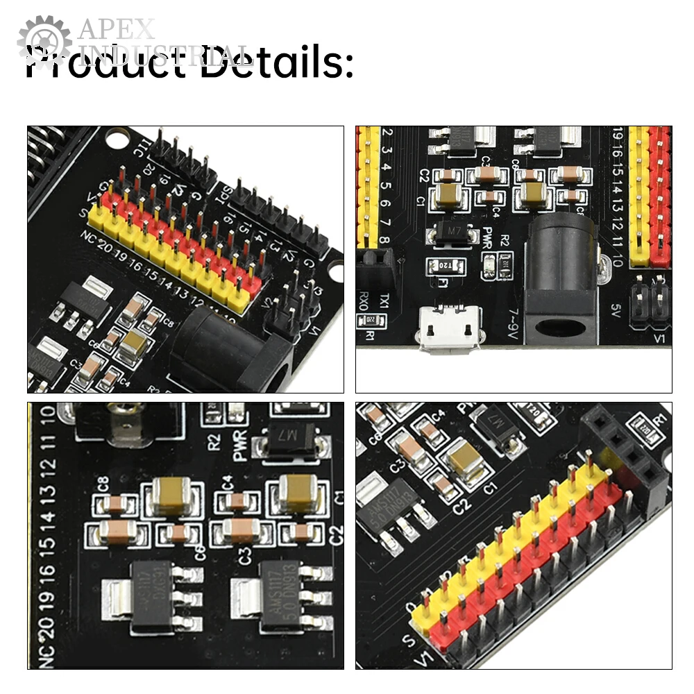 Sensor Expansion Board Shield V2 Micro USB 3.3V 5V Sensor Module for Arduino DIY Electronics Building Blocks of Robot Parts