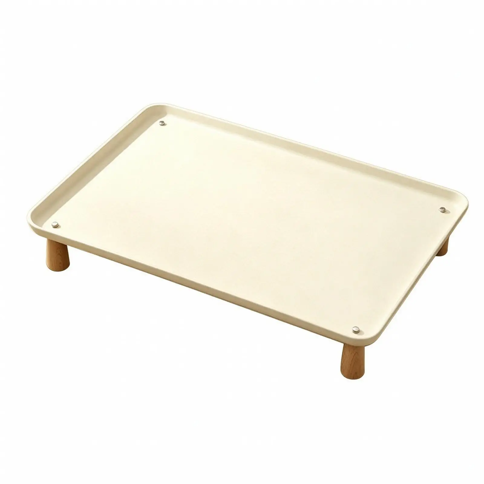 Elevated Pet Feeding Stand Wooden Elevated Feeder Platform Sturdy for Cats