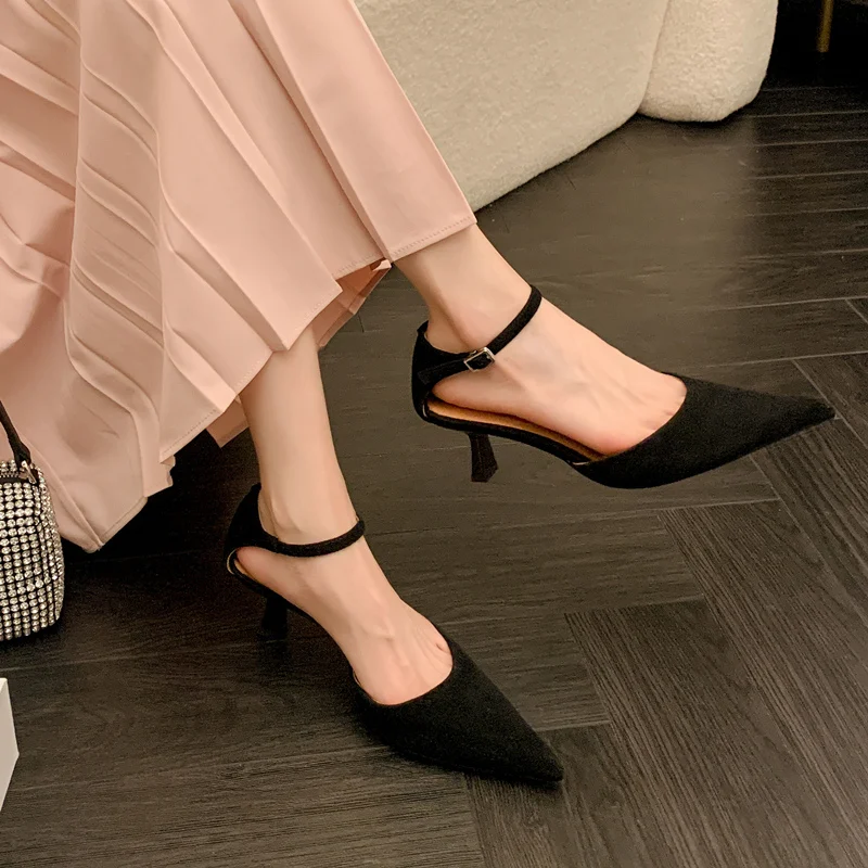 FEDONAS 2024 Basic Thin High Heels Women Sandals Spring Summer New Genuine Leather Pumps Shoes Woman Elegant Office Ladies Party