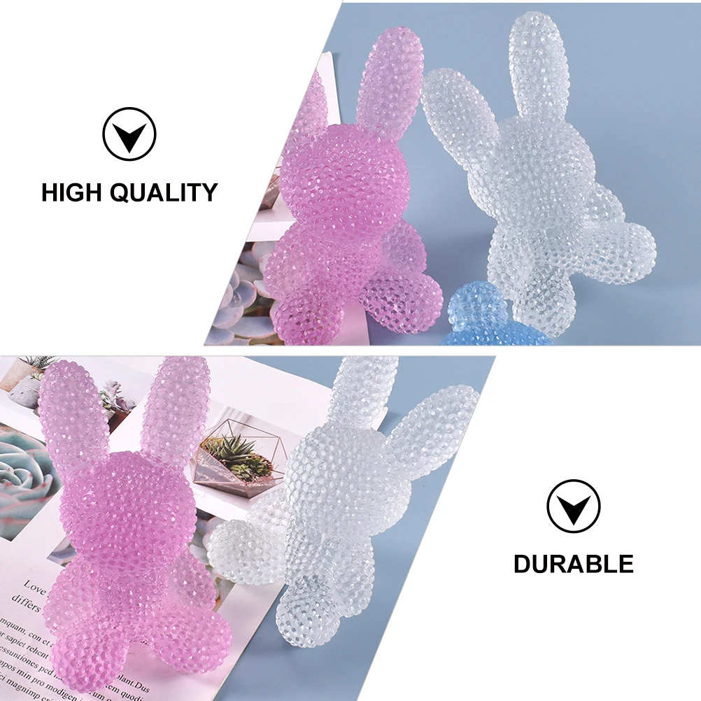 

Silicone Mold for Crafts Casting DIY Crystal Epoxy Resin Cartoon Animal Adornment nament Table Eco Friendly Reusable Statue