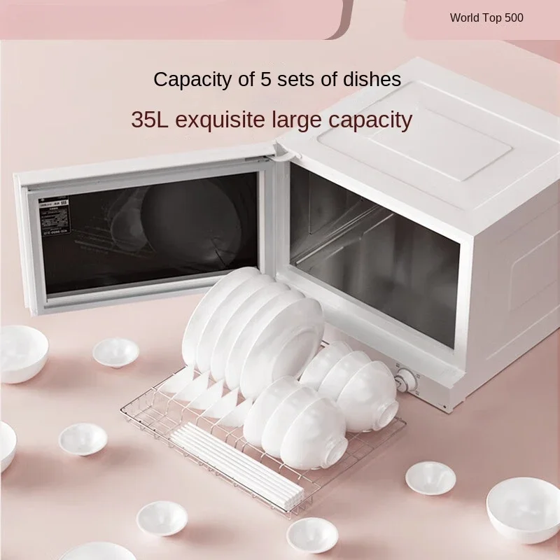 Hot SalesCompact Sterilizer Machine For Home Kitchen Utensils And Tableware With High Temperature Drying Function 220V