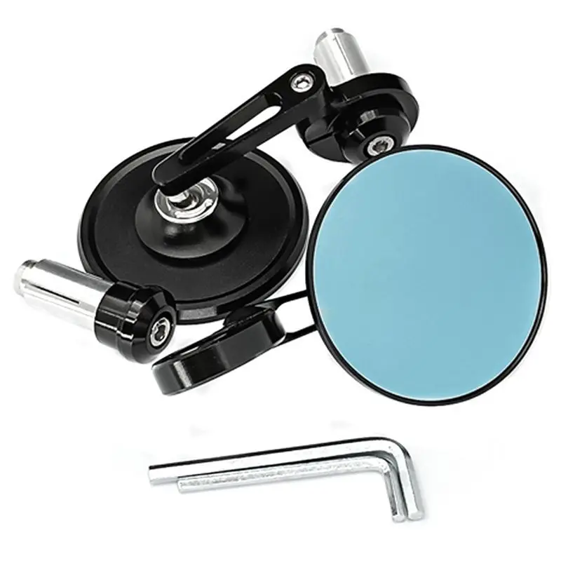 ABXV-Motorcycle Universal Rearview Mirror Handlebar Sub-Mirror CNC Modified Reversing Mirror Reflector