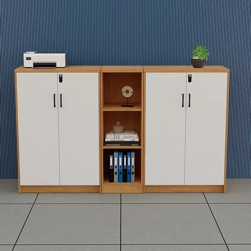 Premium  File  Office File Data Cabinet Storage  Locked Wooden Partition Low  Floor-to-ceiling Tea Side