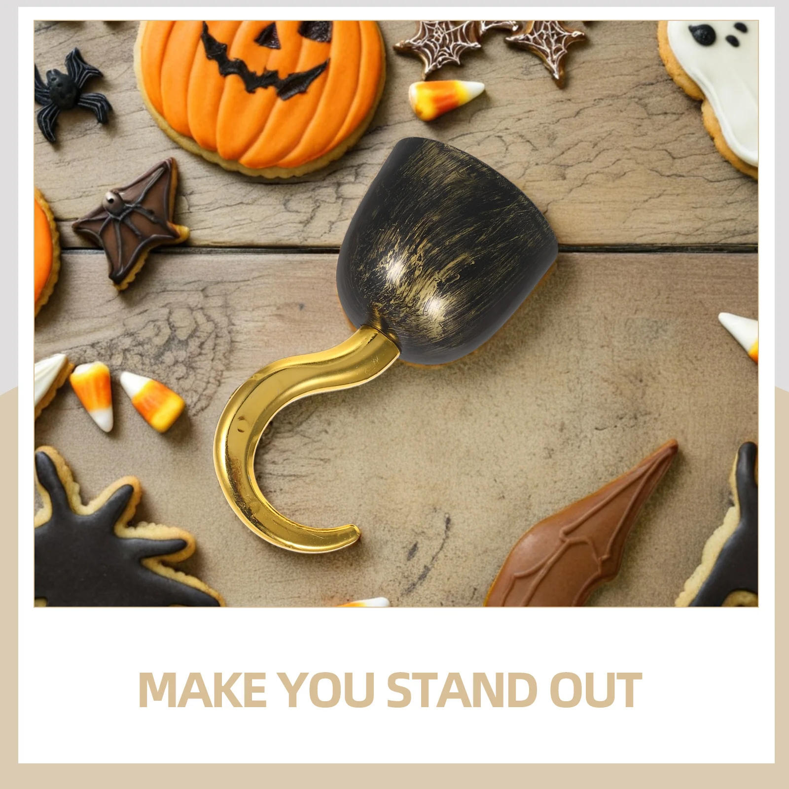 海賊フック ハロウィンパーティー用 海賊コスチューム小道具 コスプレツール ステージパフォーマンス小道具 パーティー用品