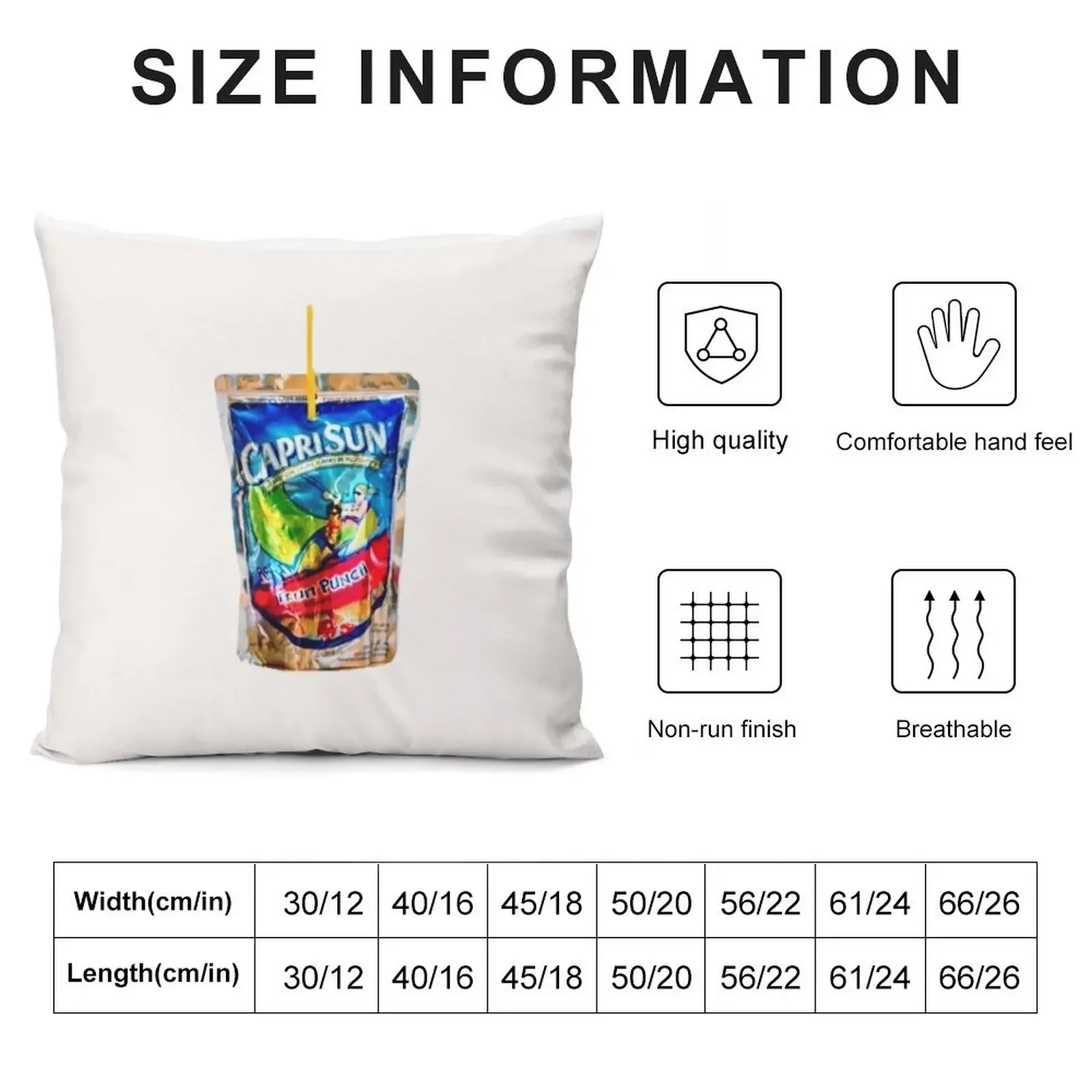 Capri Sun Throw Pillow Pillowcases Bed Cushions Pillow Covers Decorative Cushions For Decorative Sofa pillow