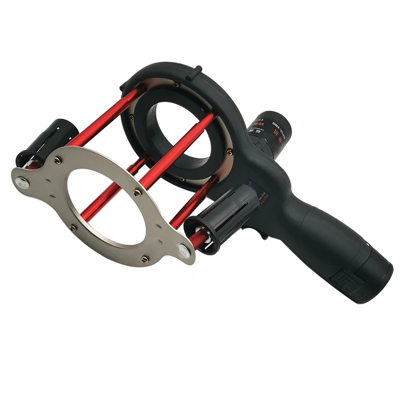 Condizionatore d'aria elettrico per avvolgitrice a nastro, avvolgitrice per nastro per aria condizionata Strumenti per avvolgimento fascette per tubi da 7 cm WK-600