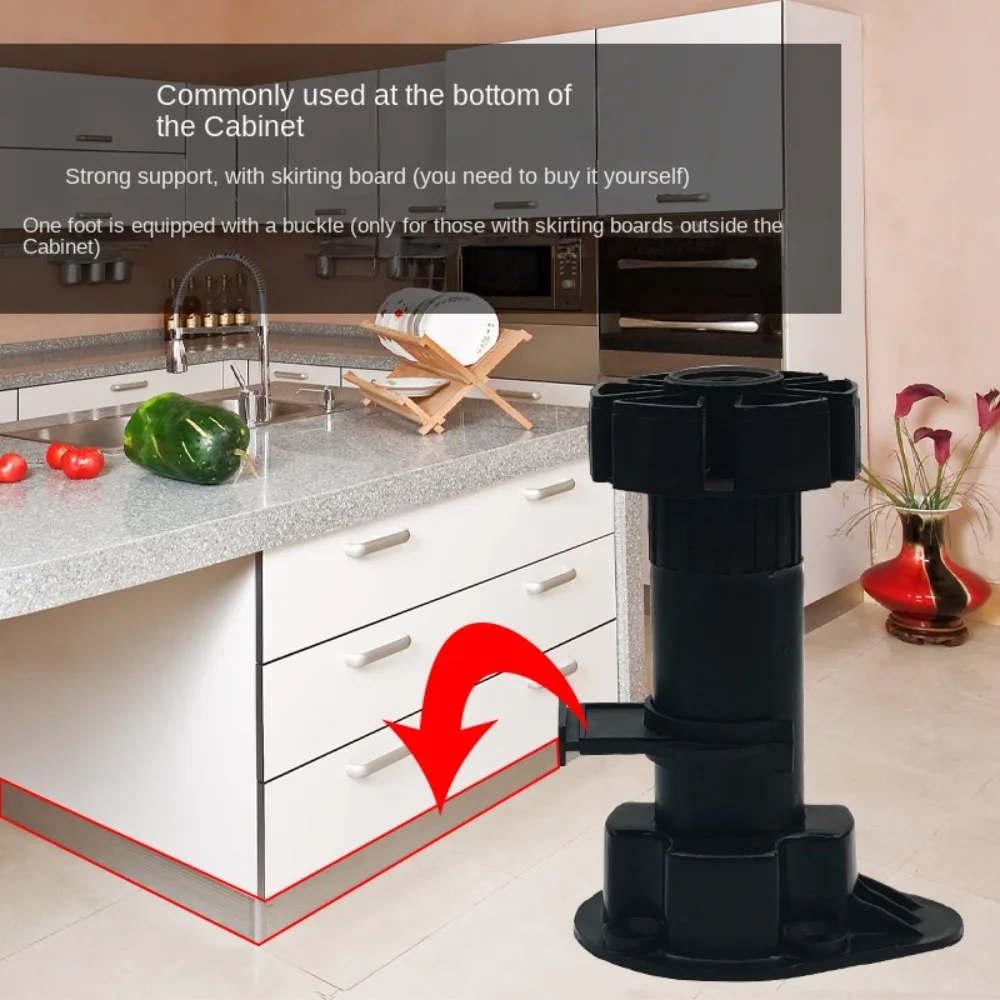 4 قطعة للمطبخ الحمام مقاوم للرطوبة رشاقته مقاومة للاهتراء الأثاث استبدال قدم خزانة الساق أريكة الساق خزانة القدم