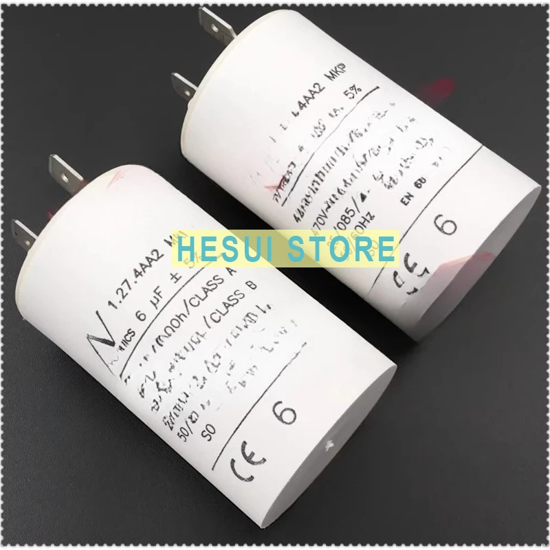 AV 1.27.4 AA2 MKP 6uF inverter motor start-up operation capacitor