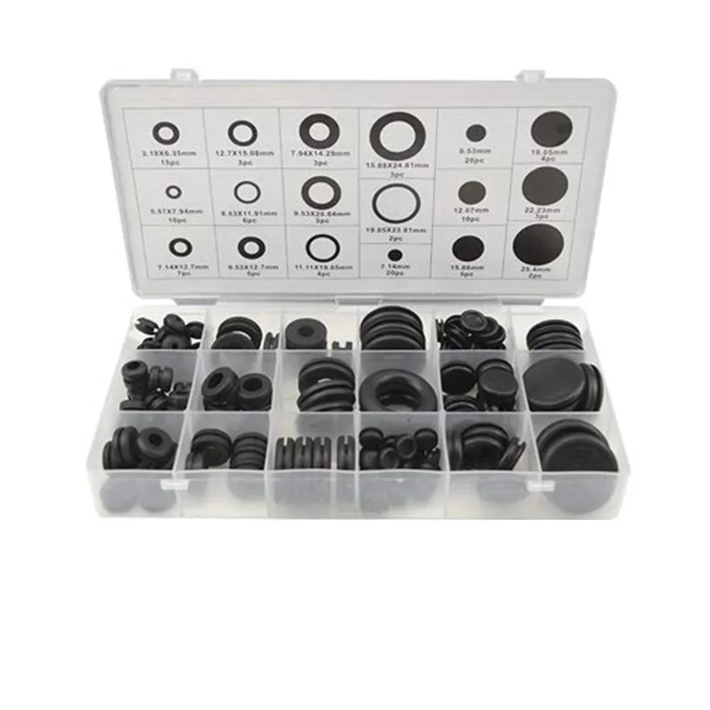

General Repairs Gasket Assortment Automotive Sealing Solutions Box Gasket Assorted Washers 125 Pieces Dustproof Seals
