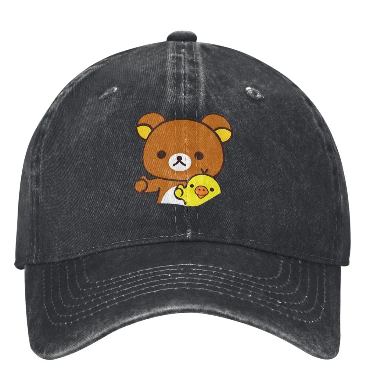 Rilakkuma And Kiiroitori Baseball Cap Outdoor Sport High Quality Hip Hop Dad Hats Women Men Classic Sun protection Snapback Cap