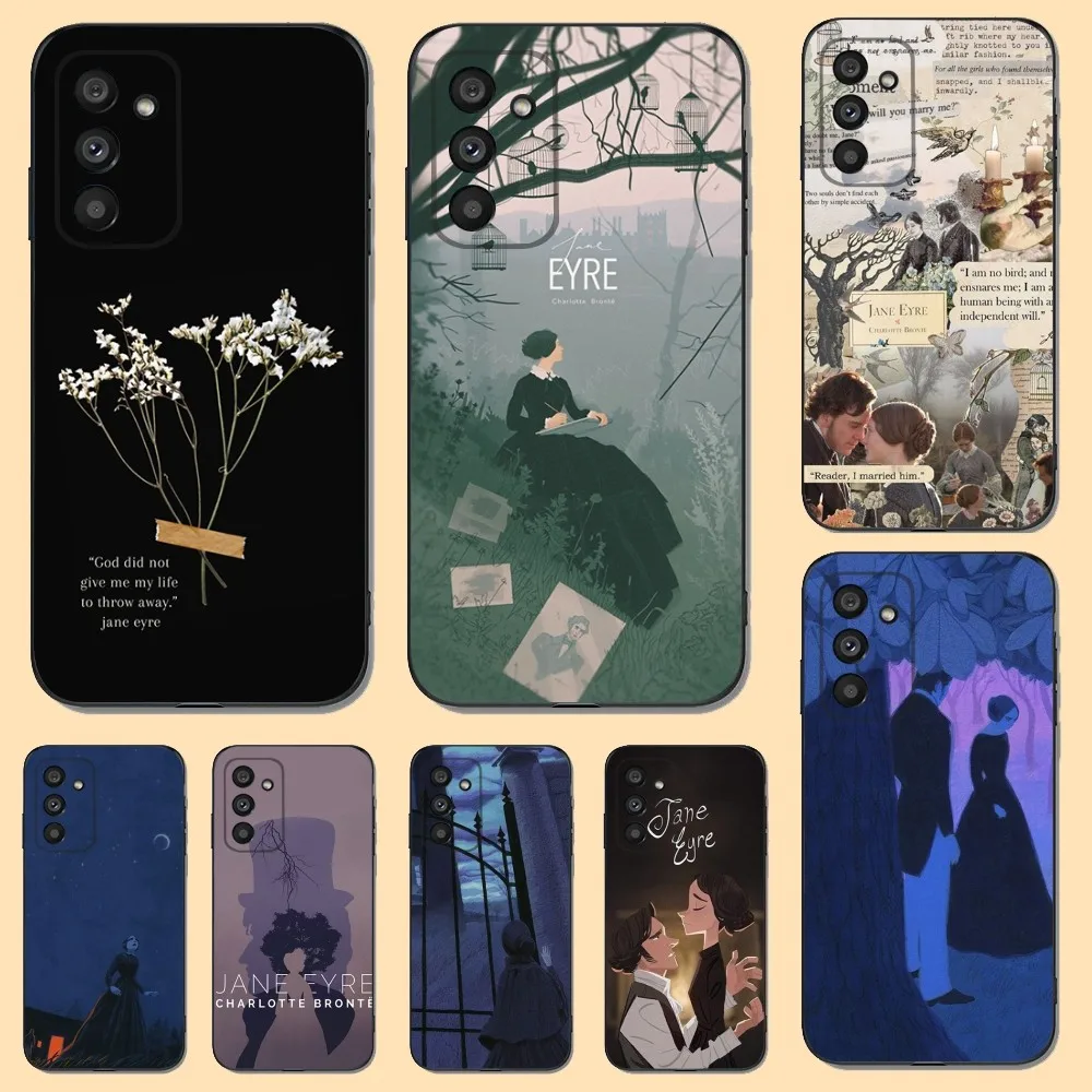 Jane Eyre Phone Case For Samsung S23,22,21FE 20,10lite 9,8,5plus 6,7edge Note20,20ultra Black Silicone