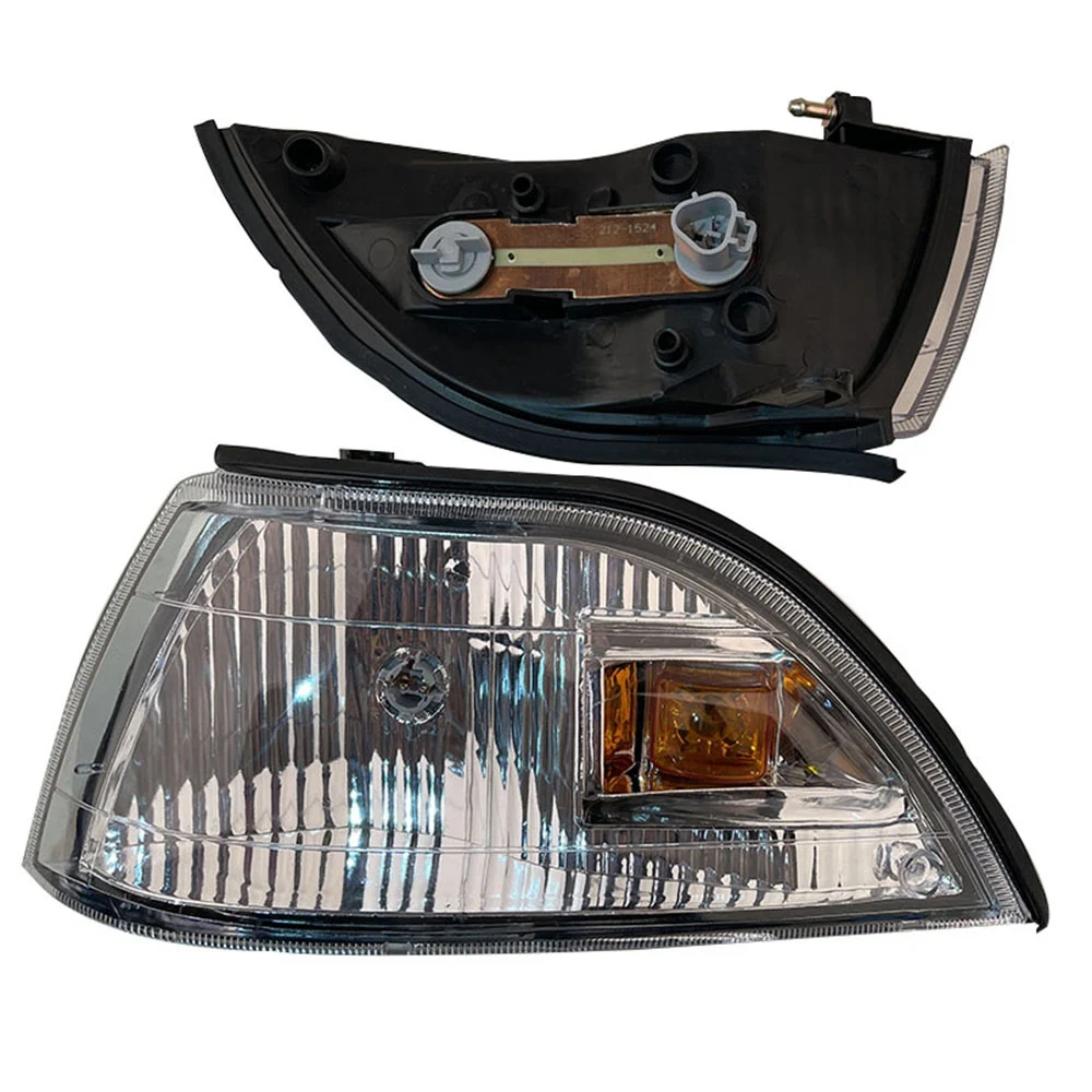 المصد الأمامي للسيارة الجانب الأيسر الأيمن ضوء الزاوية بدوره إشارة مؤشر ضوء مصباح لتويوتا كورولا AE92 1988