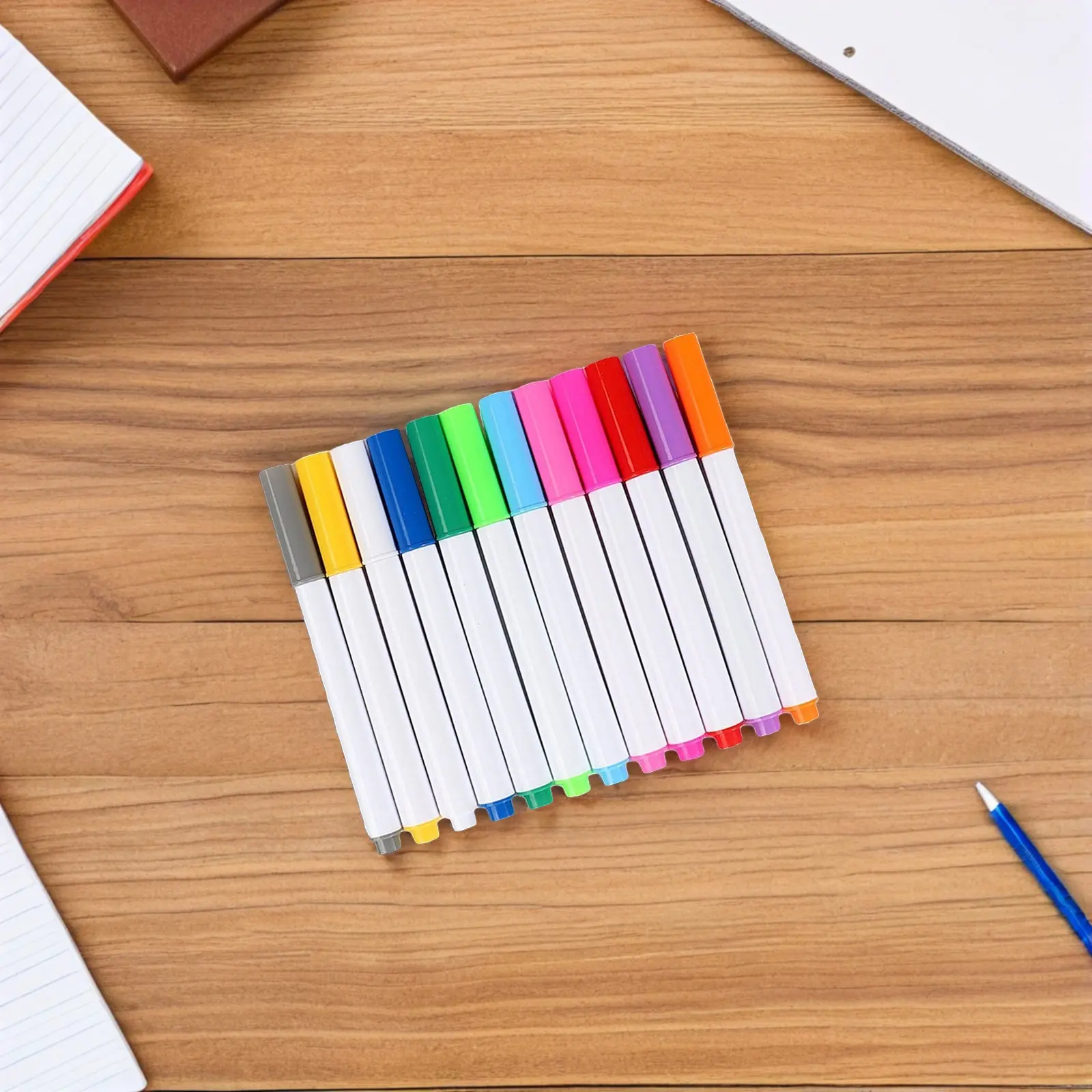 36Pcs Water Soluble Erasable Neon Chalk Markers 12 Fluorescent Colors Fast Drying for Acrylic Boards LED Menu Boards Glass
