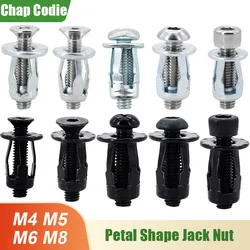 M4 M5 M6 M8 Molly Jack Nut Hex Phillips Screw Rivet Nut Set Metal Petal Shape License Fixing Pancel Clamp Rivnut Rivets Inserts