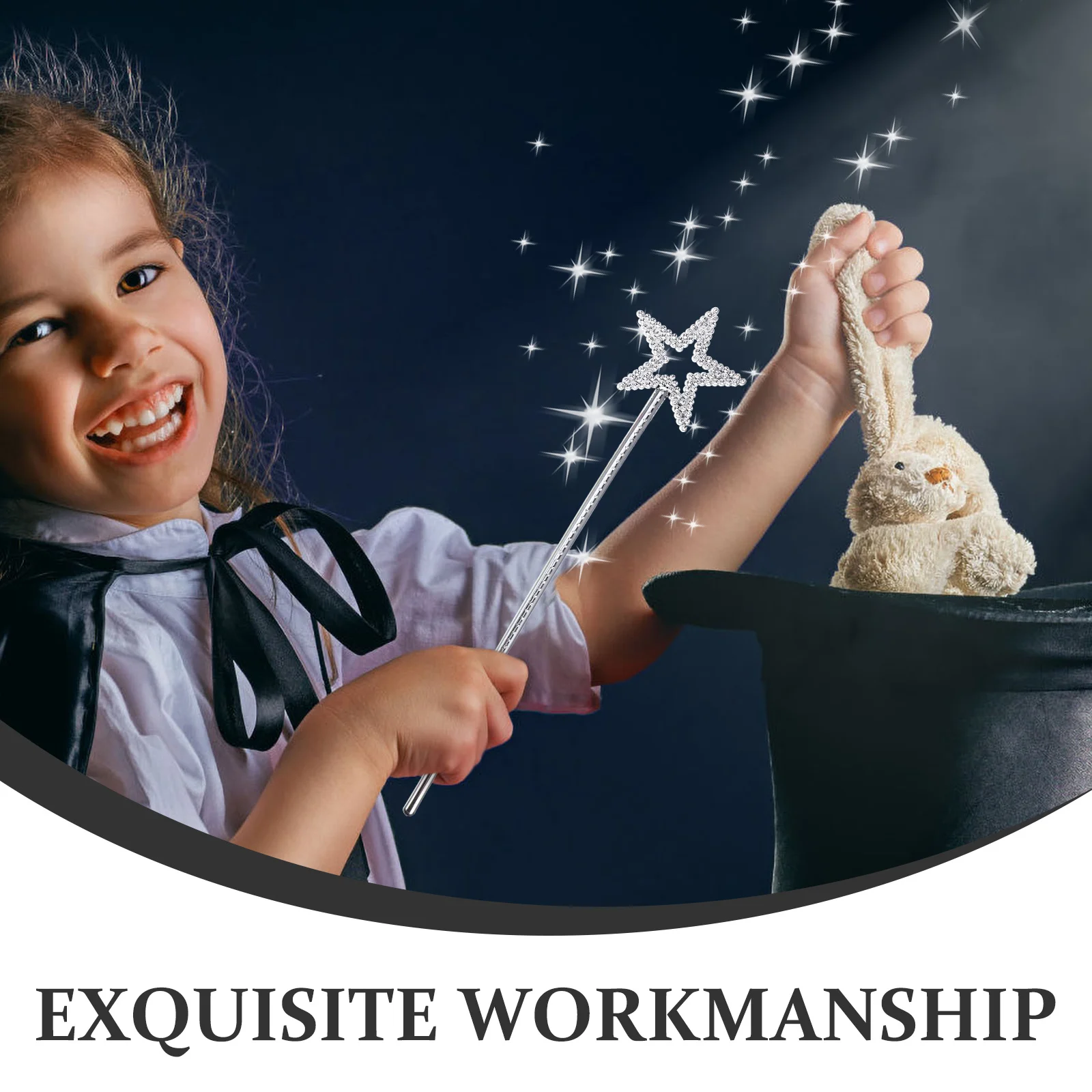 3 Stück Sternstäbe Feenstäbe für Kinder Mädchen Kostümzubehör Partygeschenke Dress Up Geburtstag Halloween Hochzeitsfeier