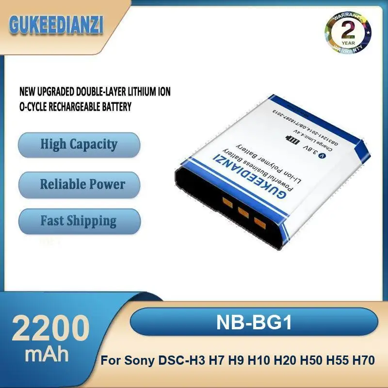 Battery For Sony DSC-H3 H7 H9 H10 H20 H50 H55 H70 DSC-T2 T70 T75 T77 T200 T300 NB-BD1 TX1 T90 S750 S780 S950 S980 W190 W370