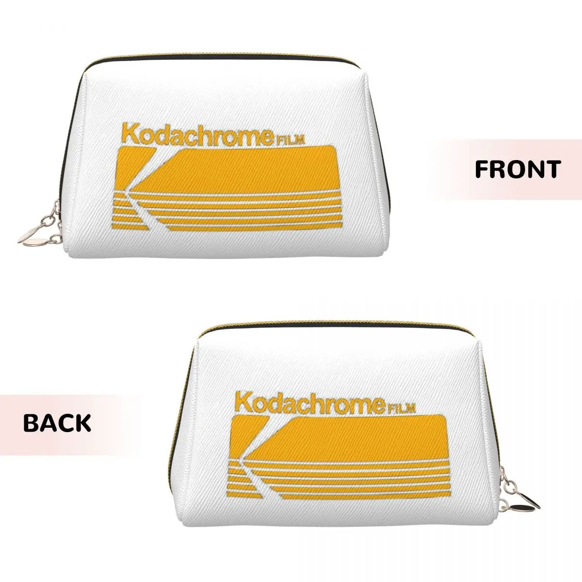 Kodak Kodachrome Women Cosmetic Bags Travel Makeup Organizer Pouch Toiletry Storage Dopp Kit Box