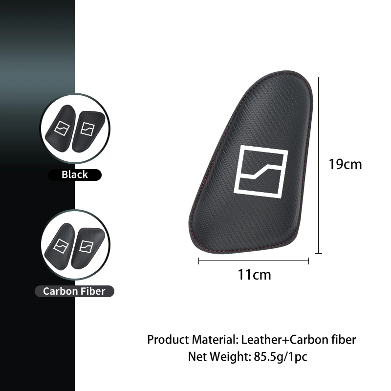 Car Universal Knee Pad Thigh Support Pillow Cushion Auto Interior Accessories For Zeekr X 001 009 2022 2023 2024 EV 2021-2023