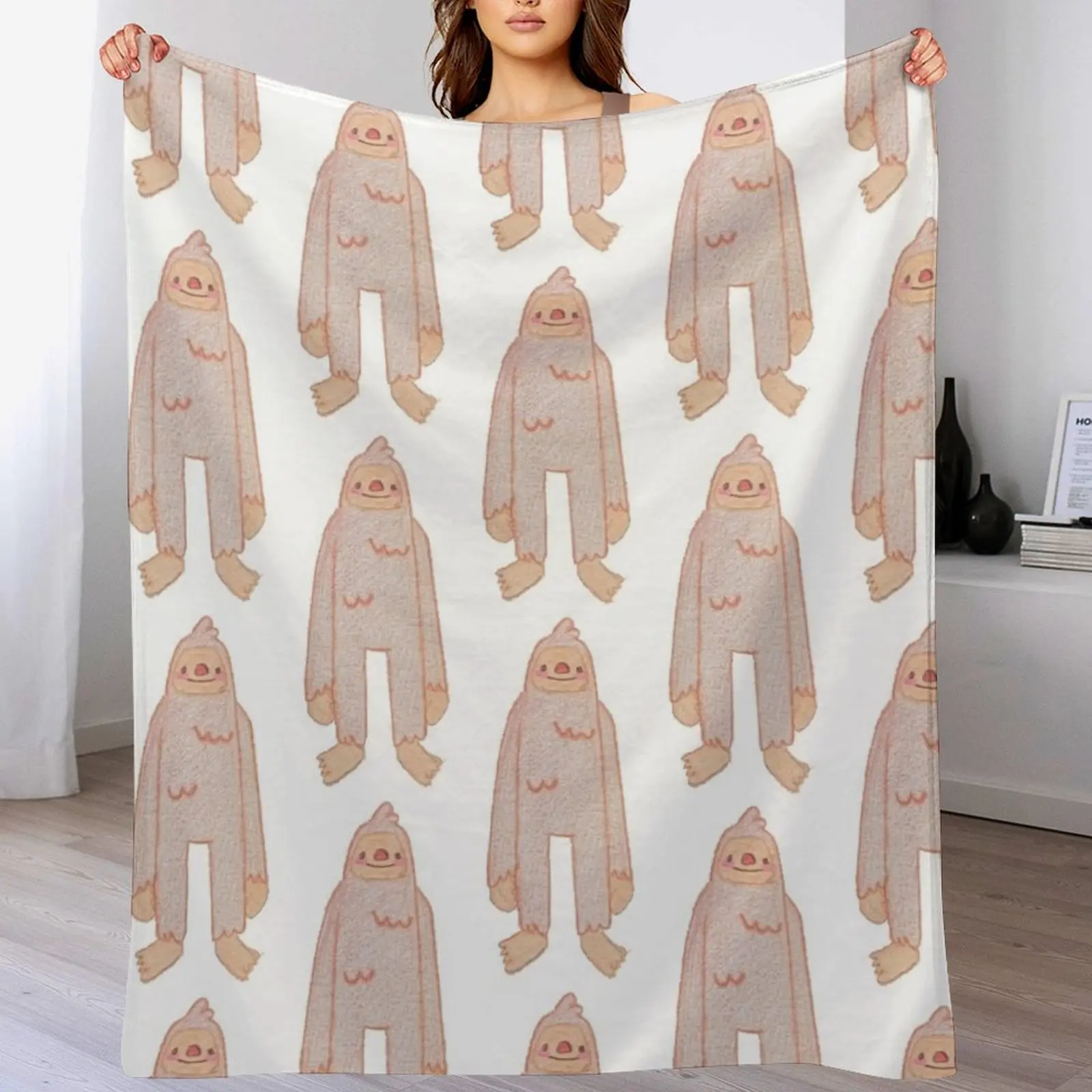 Bigfoots Throw Blanket for sofa Luxury Throw Blankets