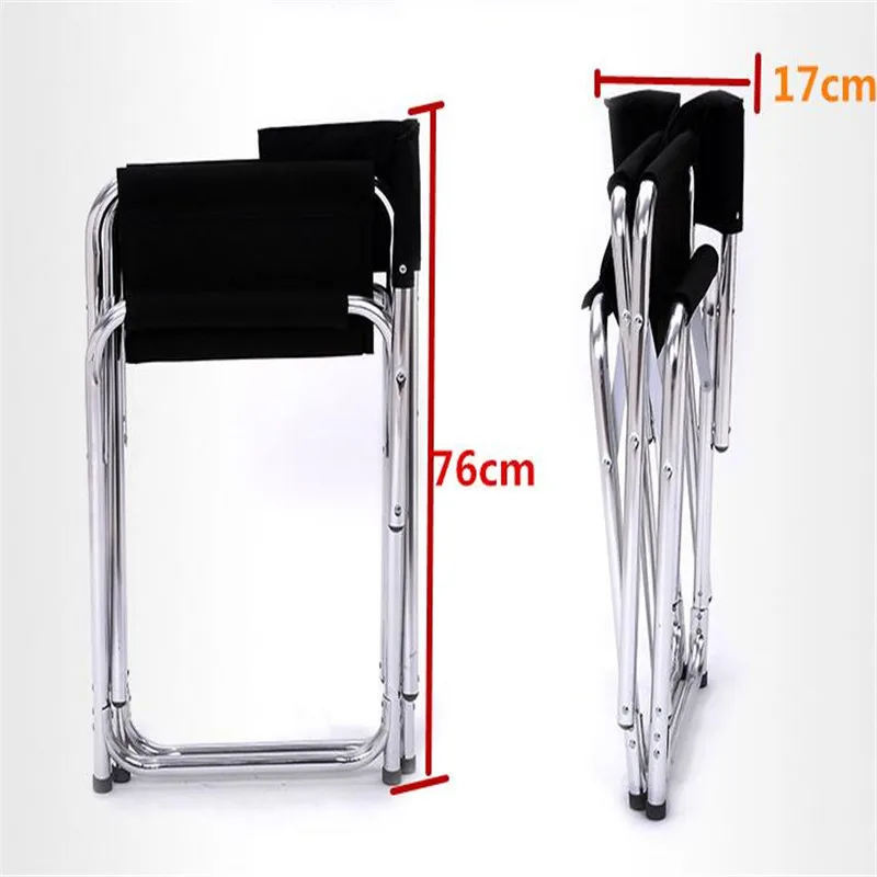 Double Layer Cotton-padded Lounge Chair, Aluminum Alloy Office Chairs, Portable Folding Stool, Outdoor Beach Chairs, Newest