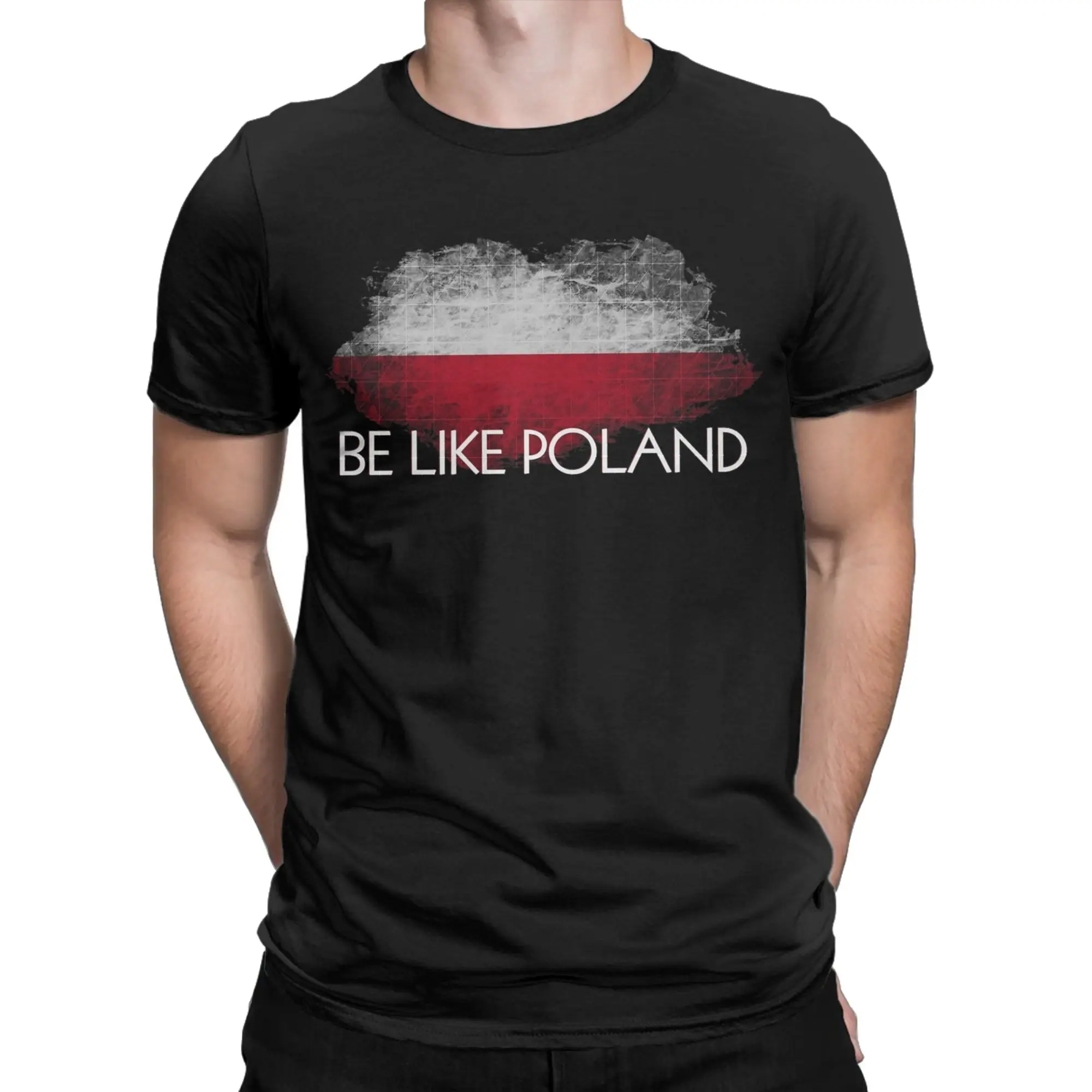 Be Like Poland Polish T Shirts Satirical Quote Pure Cotton Clothing Creative Short Sleeve Round Collar Tee Shirt