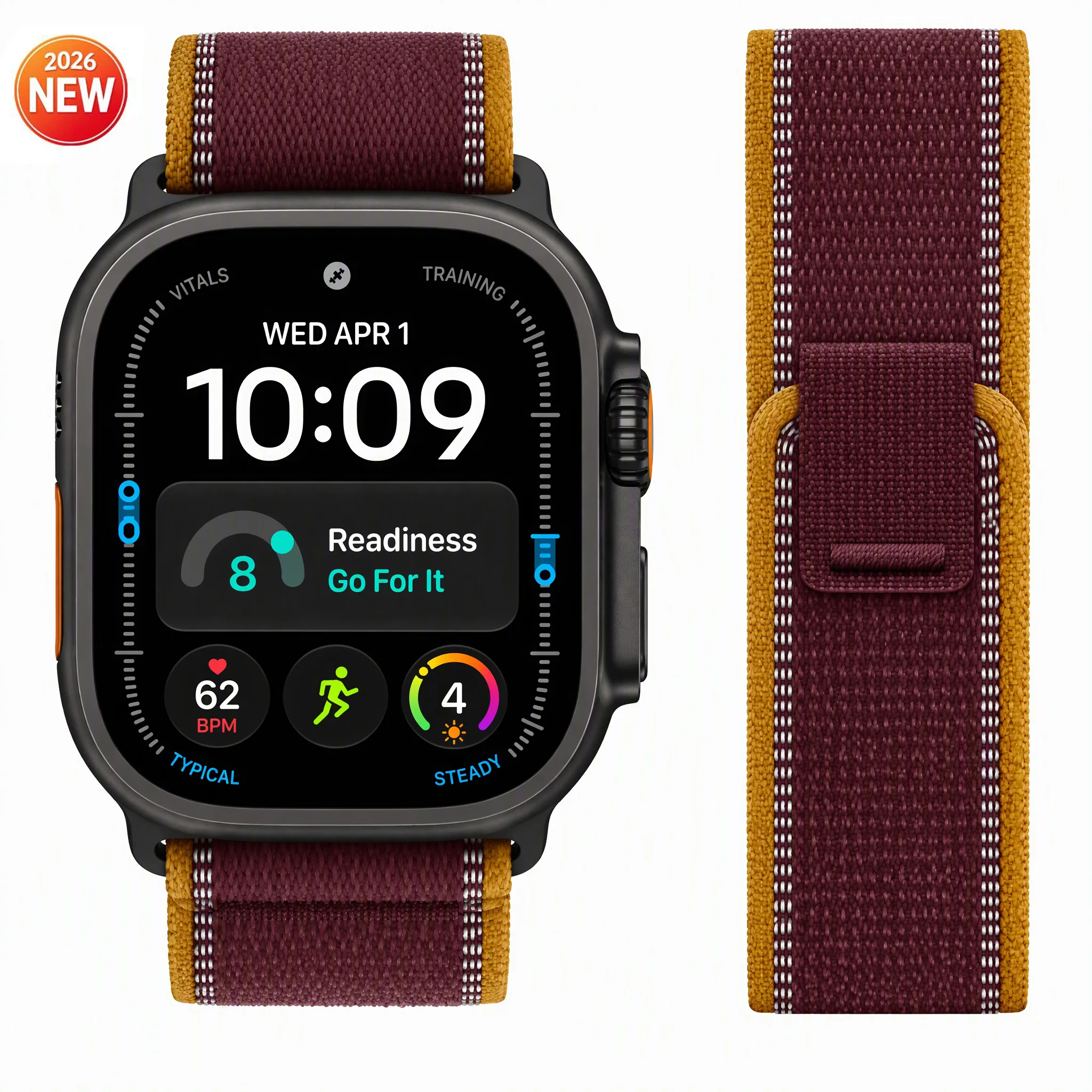 Trail Loop für Apple Watch Ultra 4 3 2 Armbänder 49 44 40mm 45mm 41mm 42mm Correa Armband iWatch Series 7 6 5 SE3 8 9 10 11 12 46mm