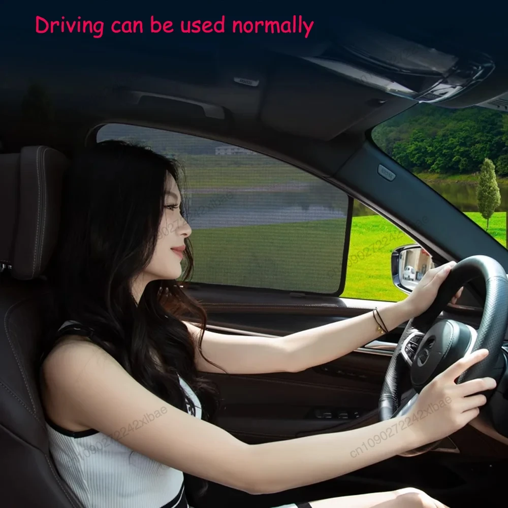 سيارة المغناطيسي شبكة الخصوصية ظلة نافذة جانبية ظلة حماية الملحقات ل BYD ختم U Sealion 6 أغنية زائد DM-i 2026-2021 #3