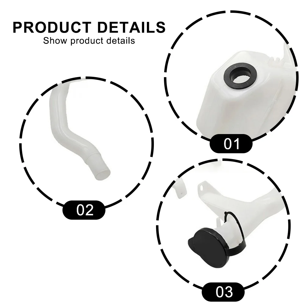 For Nissan Navara D22 1997-2005 Washer Bottle Washer Tank Vehicle Maintenance ABS Quick To Install Wear Resistant