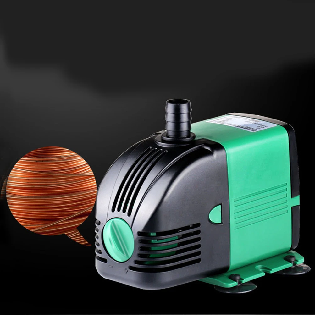 

220V 50Hz Aquarium Submersible Water Pump Fish Tank Silent Circulation Pump -545 24W Stainless Steel Shaft Adjustable Flow