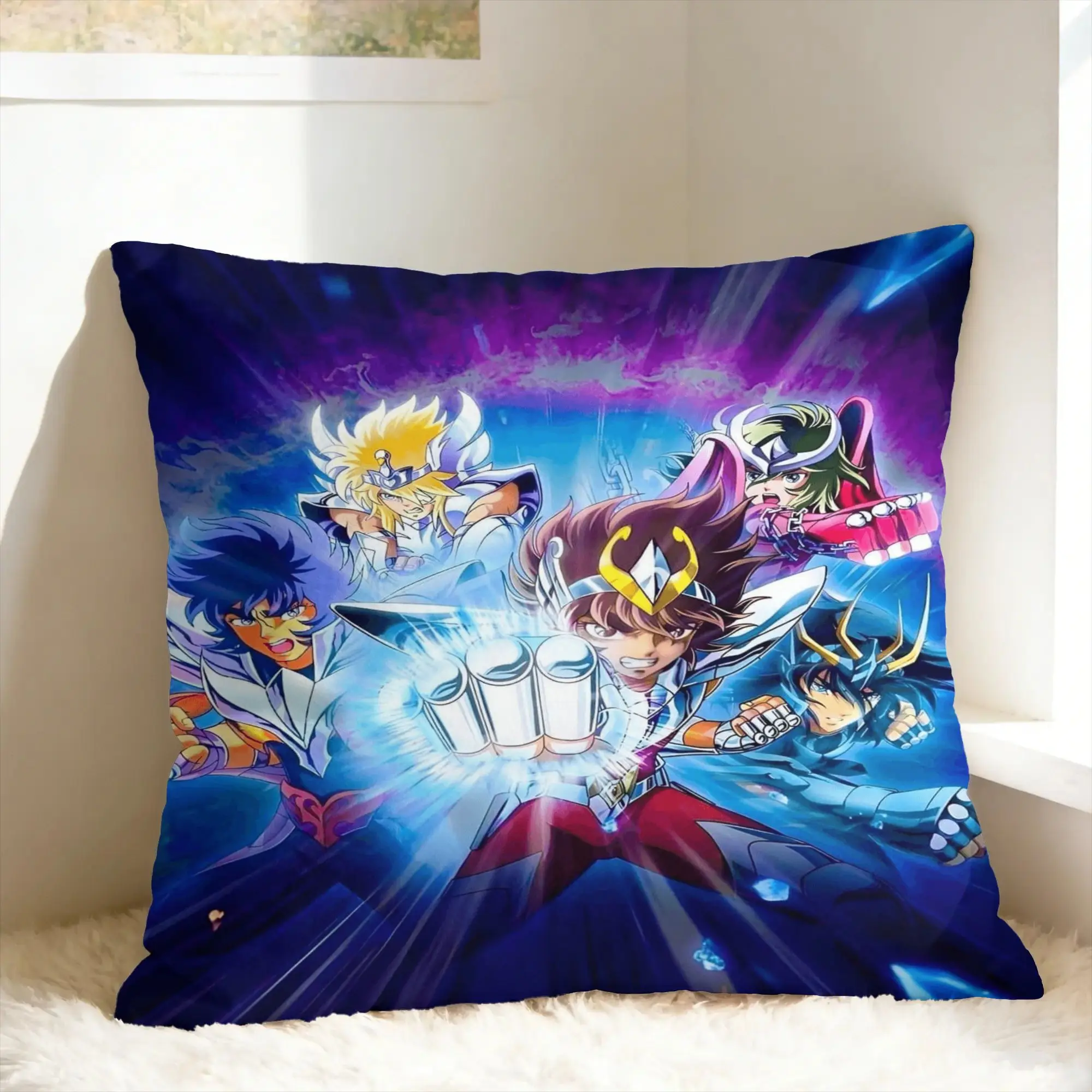 Pillow Case The Knights Comfy Saint Seiya Pillow Cover For Wedding Party Home Decor Vintage Pillowcases