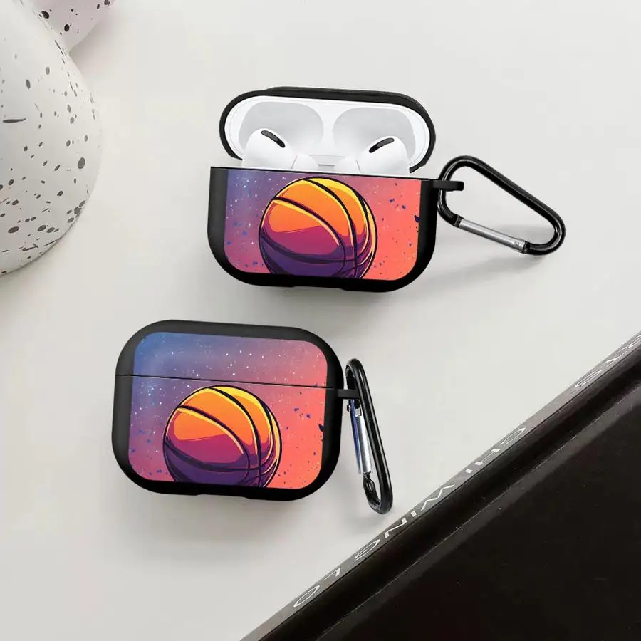 

Cartoon Basketball Case For Airpods 4 Pro2 Pro Pro3 2 1 3 Earphone Cases Cover