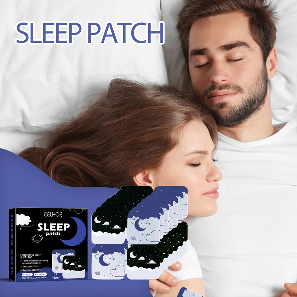 28-280pc Insomnia Treatment Relieve Anxiety Decompression Headache Neurasthenia Soothing Stickers Body Relaxing Help Sleep Patch