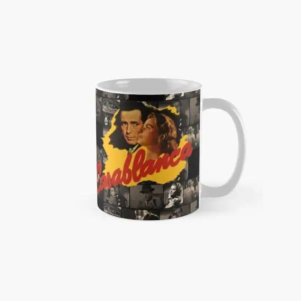 Casablanca Classic  Mug Image Gifts Coffee Cup Photo Simple Design Drinkware Printed Picture Handle Round Tea