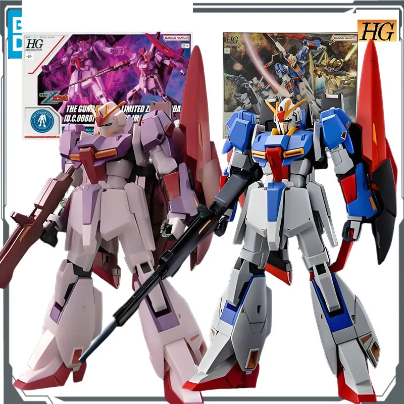 

Bandai Original MODEL KIT GUNDAM HG Z Gundam (Awakening Color)&Z Gundam 1/144 Figure Assembly Model Toys Model Gifts for Boys