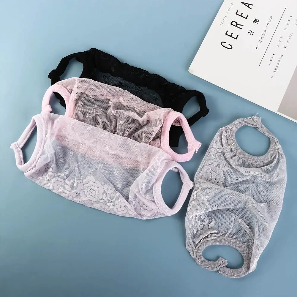 

Summer Sports Mask For Women Hiking Hanging Ear Solid Color UV Protection Face Cover Face Shield Lace Mask Sunscreen Mask